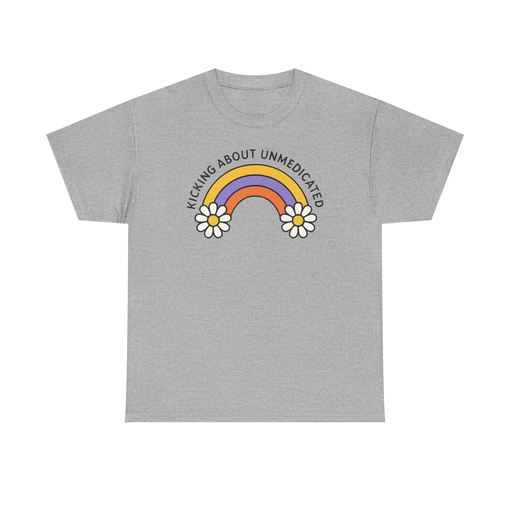 Funny Mental Health Slogan Unisex Heavy Cotton Tee
