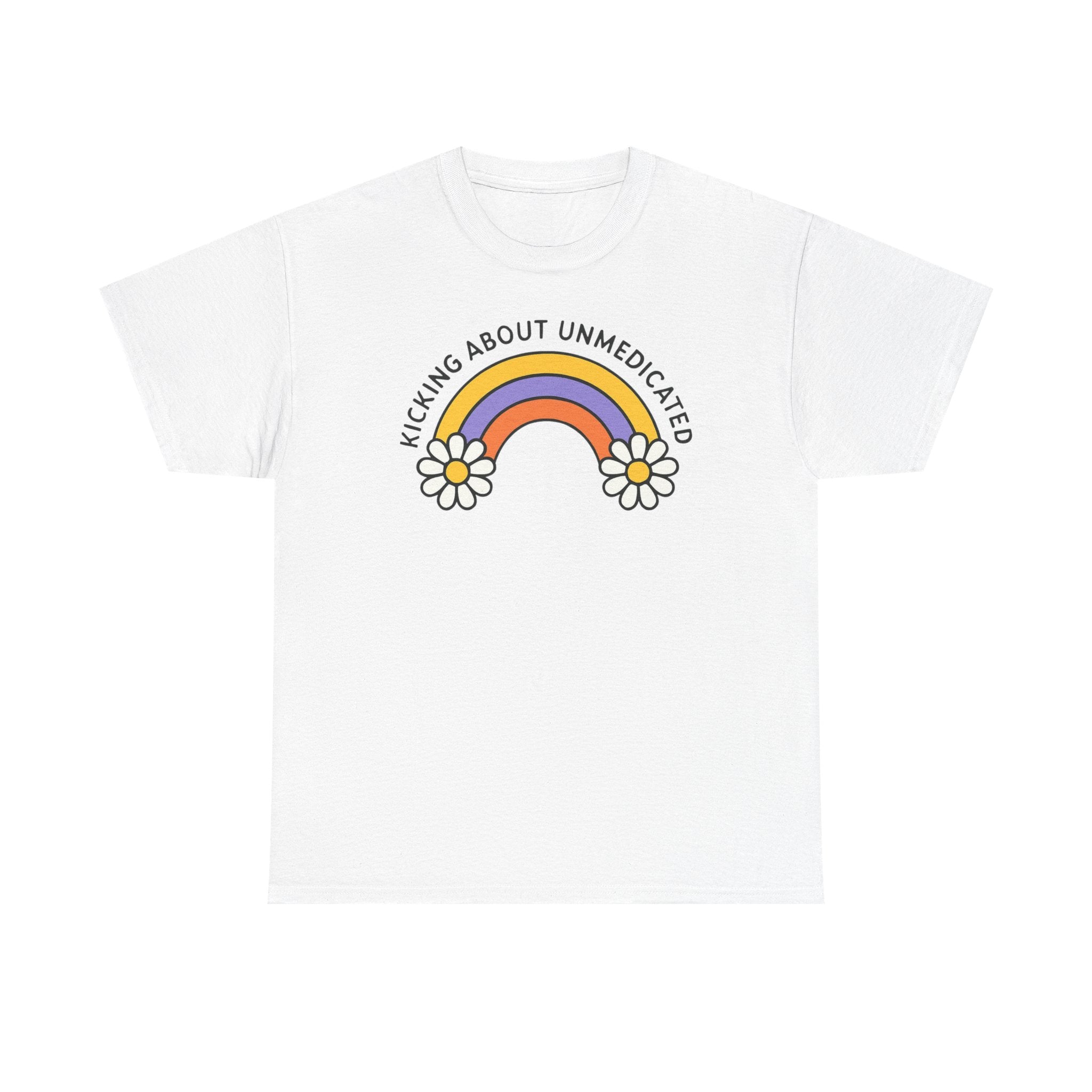 Funny Mental Health Slogan Unisex Heavy Cotton Tee