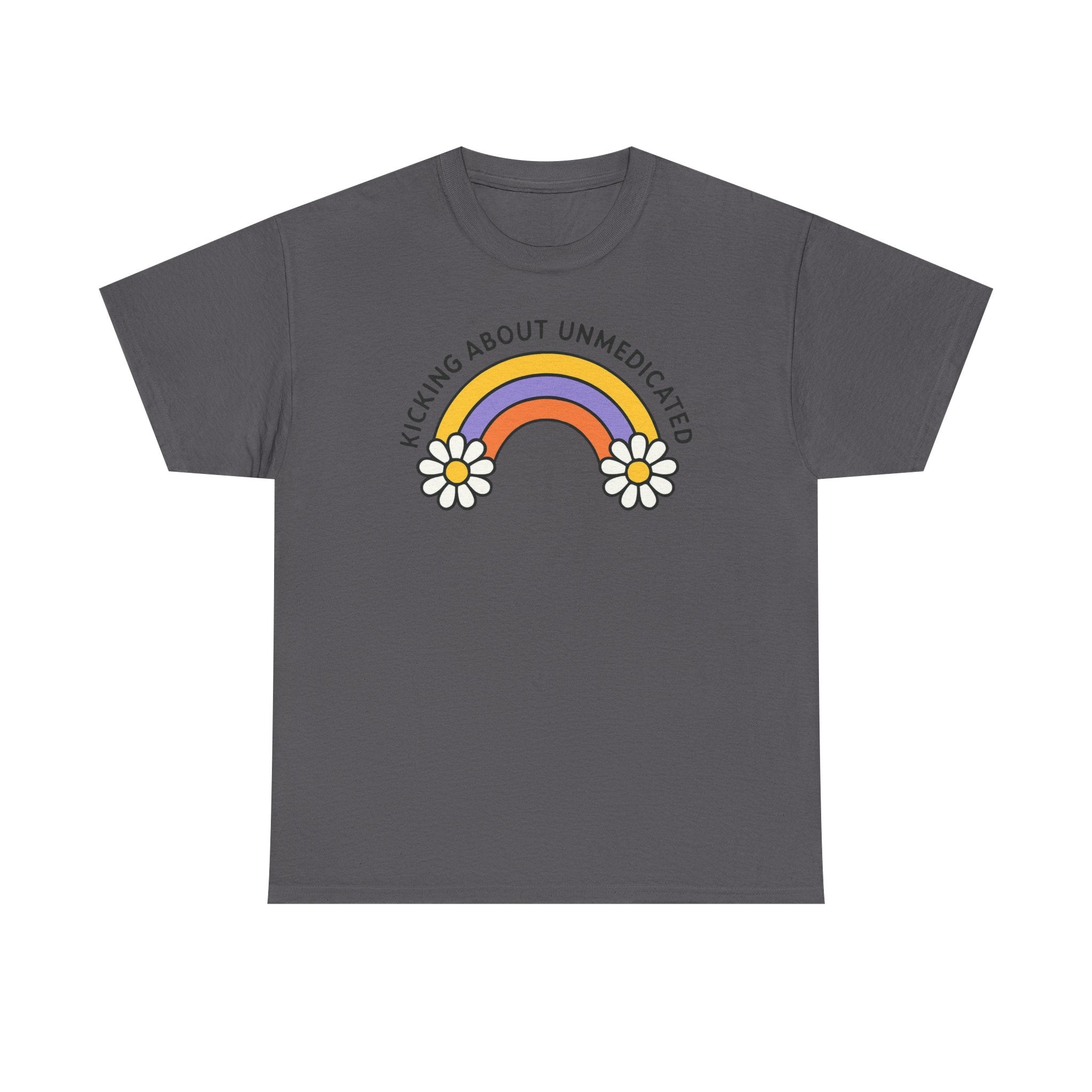 Funny Mental Health Slogan Unisex Heavy Cotton Tee