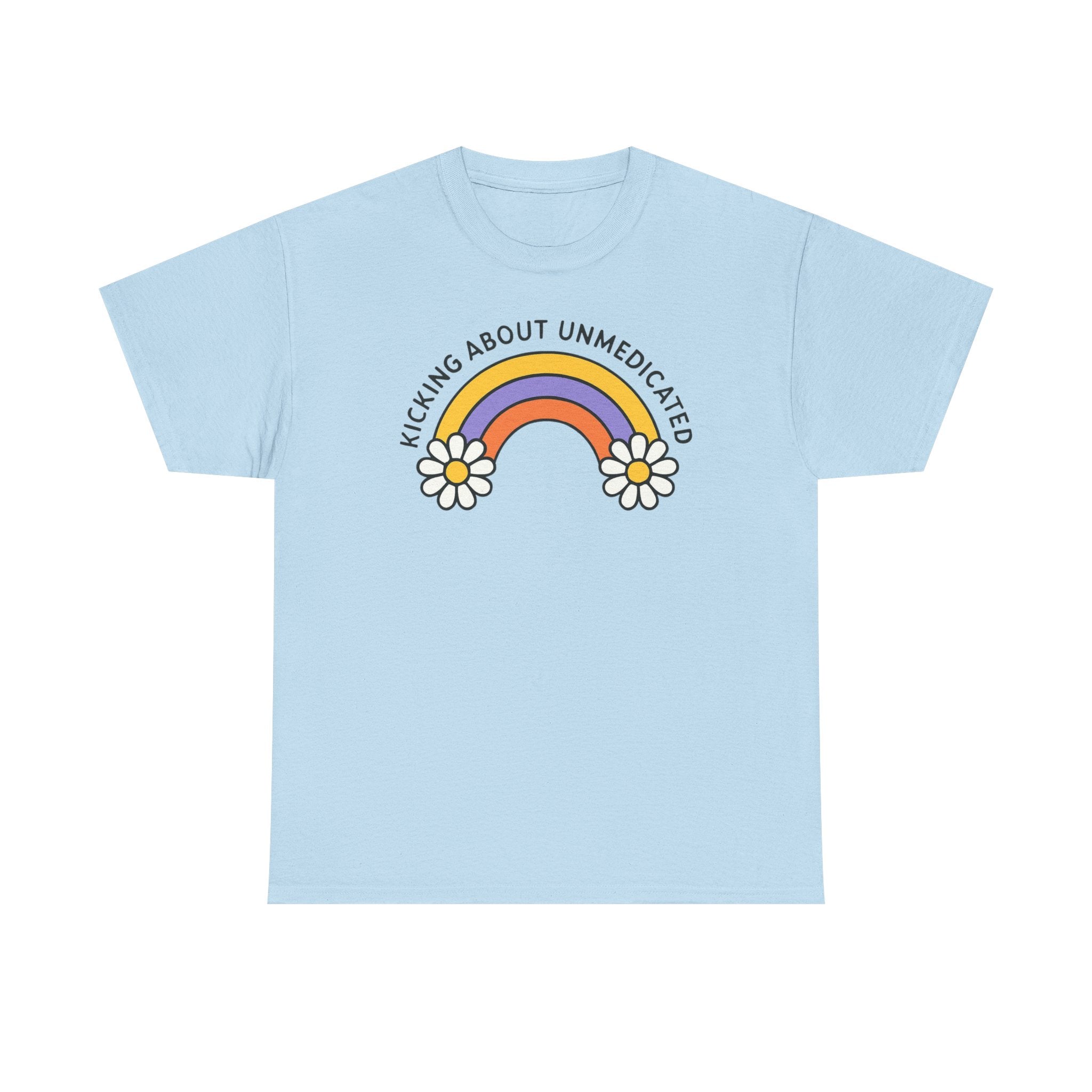 Funny Mental Health Slogan Unisex Heavy Cotton Tee